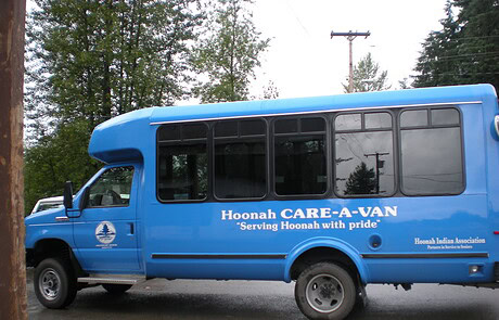 Accessible transportation for Hoonah community members.